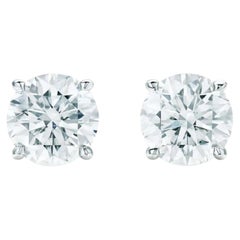 Tiffany & Co. Diamond Stud Earrings in Platinum