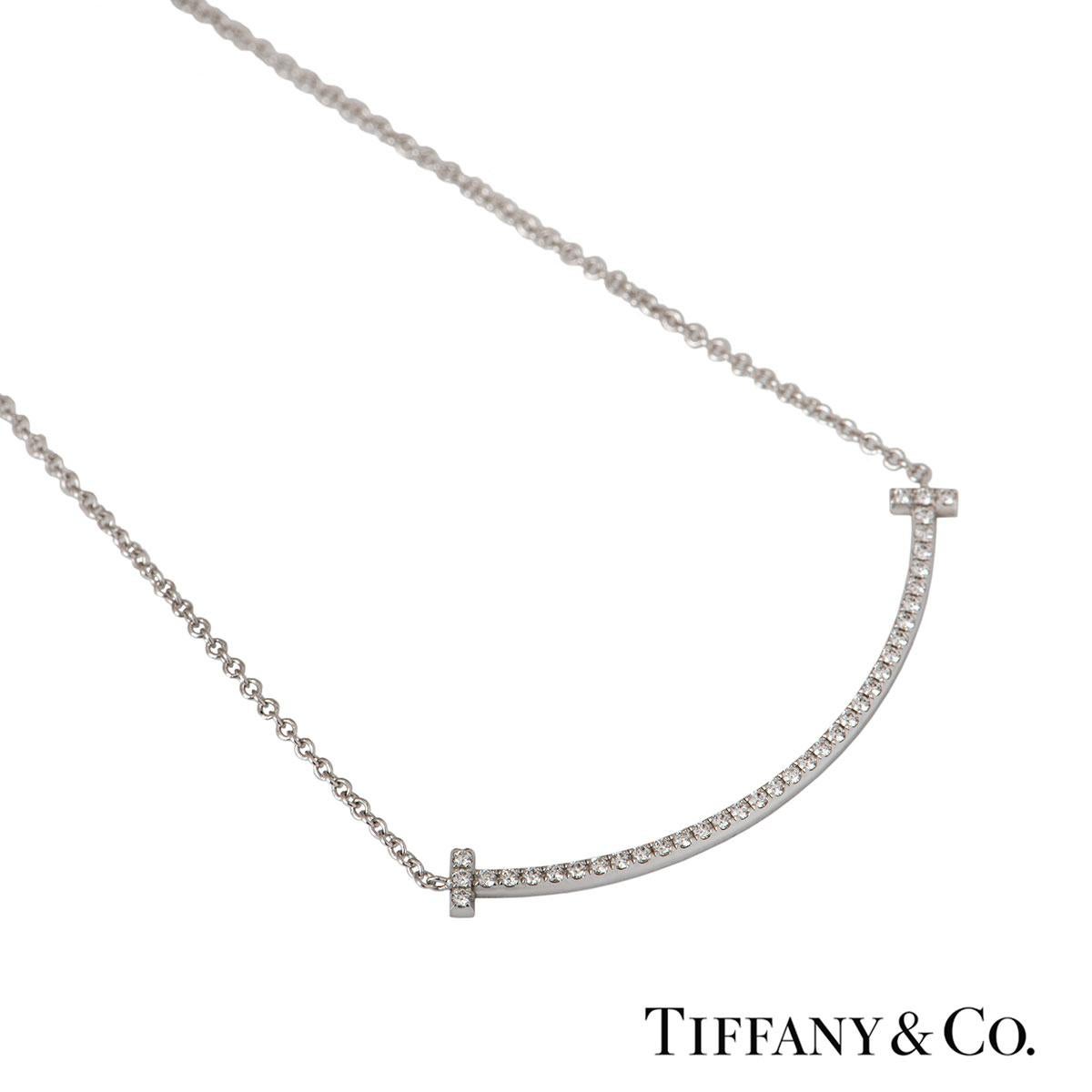 tiffany smile necklace diamond