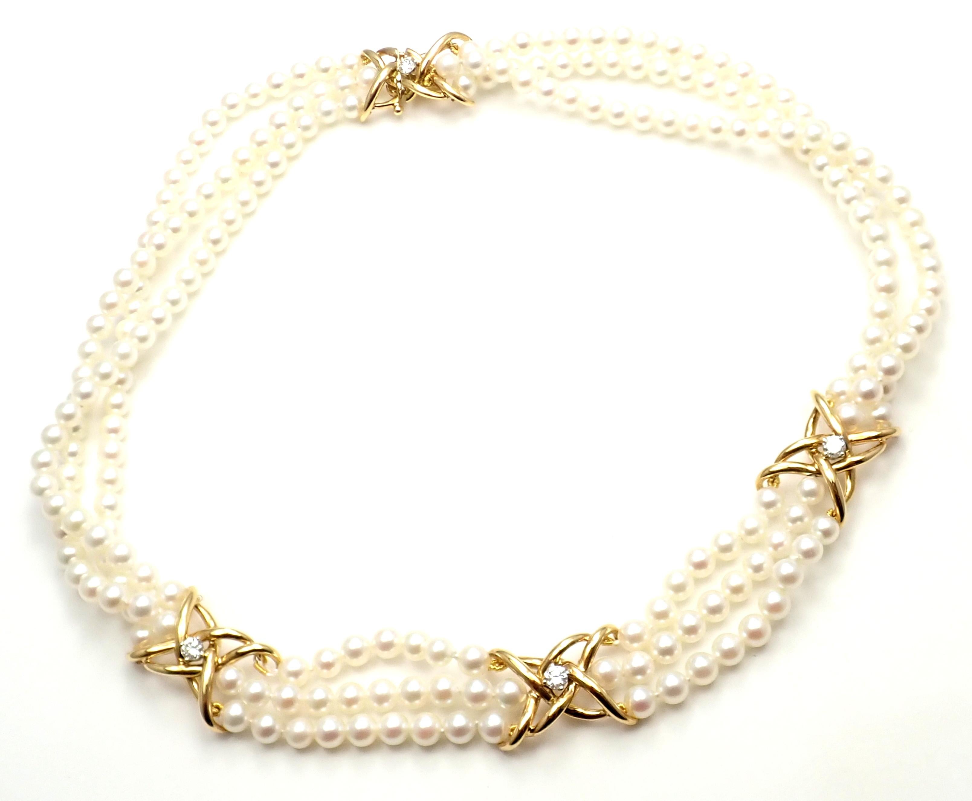 3 strand pearl necklace tiffany