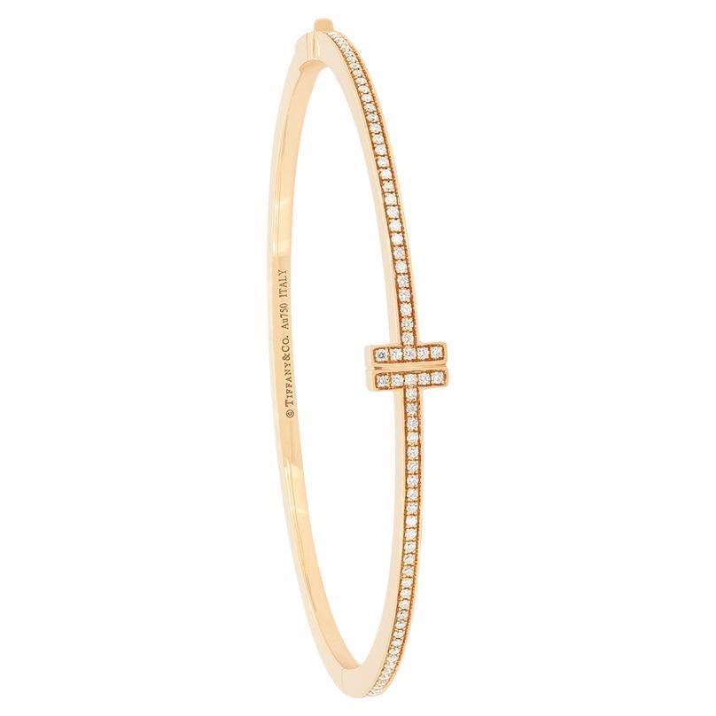 Tiffany & Co. Diamond 'Tiffany T' Bangle