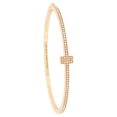 Tiffany & Co. Diamond 'Tiffany T' Bangle