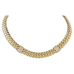 Tiffany & Co. Diamond Vannerie Necklace