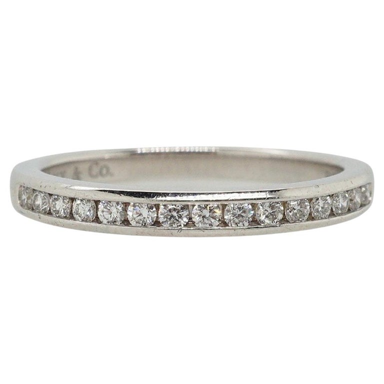 Tiffany and Co Diamond Wedding Band .24ct at 1stDibs