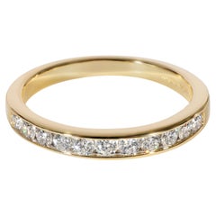 Tiffany & Co. Diamant-Ehering aus 18 Karat Gelbgold mit 0,39 Karat Diamanten