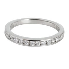 Tiffany 
Co. Diamond Wedding Band in Platinum 0.24 CTW