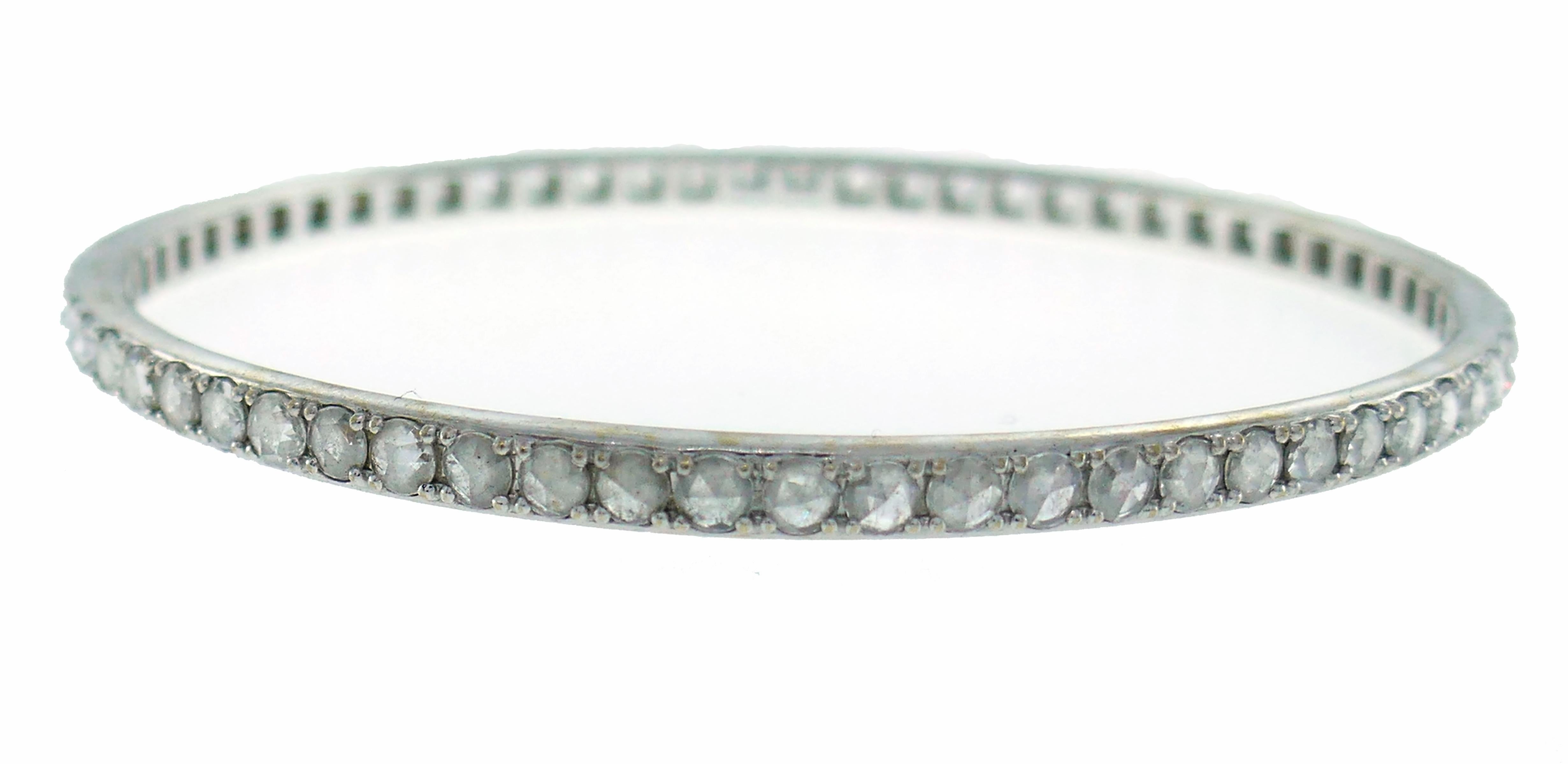 Tiffany & Co. Bracelet en or blanc orné de diamants Pour femmes en vente