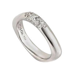Tiffany 
Co. Diamond White Gold Band 0.25 Carat