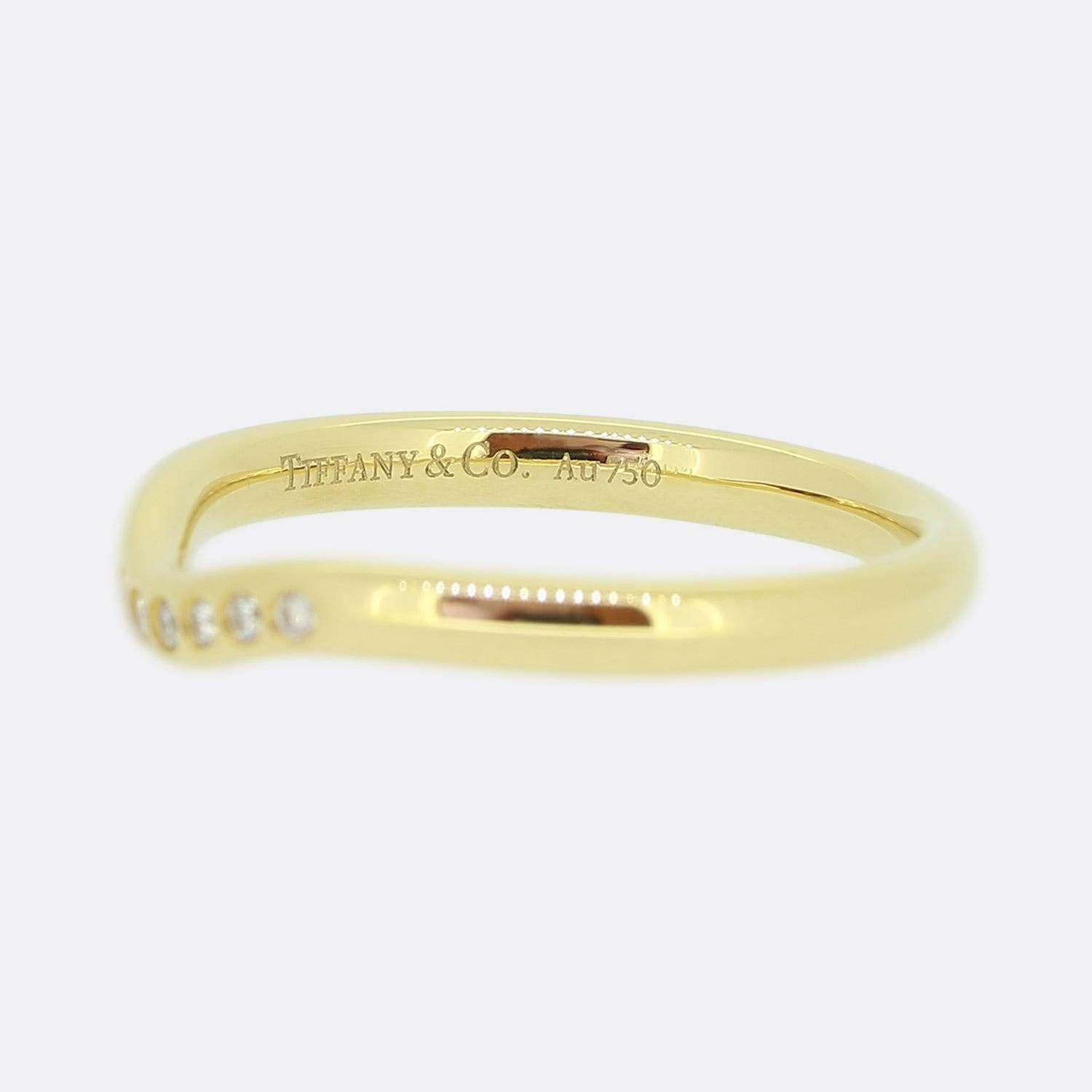 Brilliant Cut Tiffany & Co. Diamond Wishbone Ring
