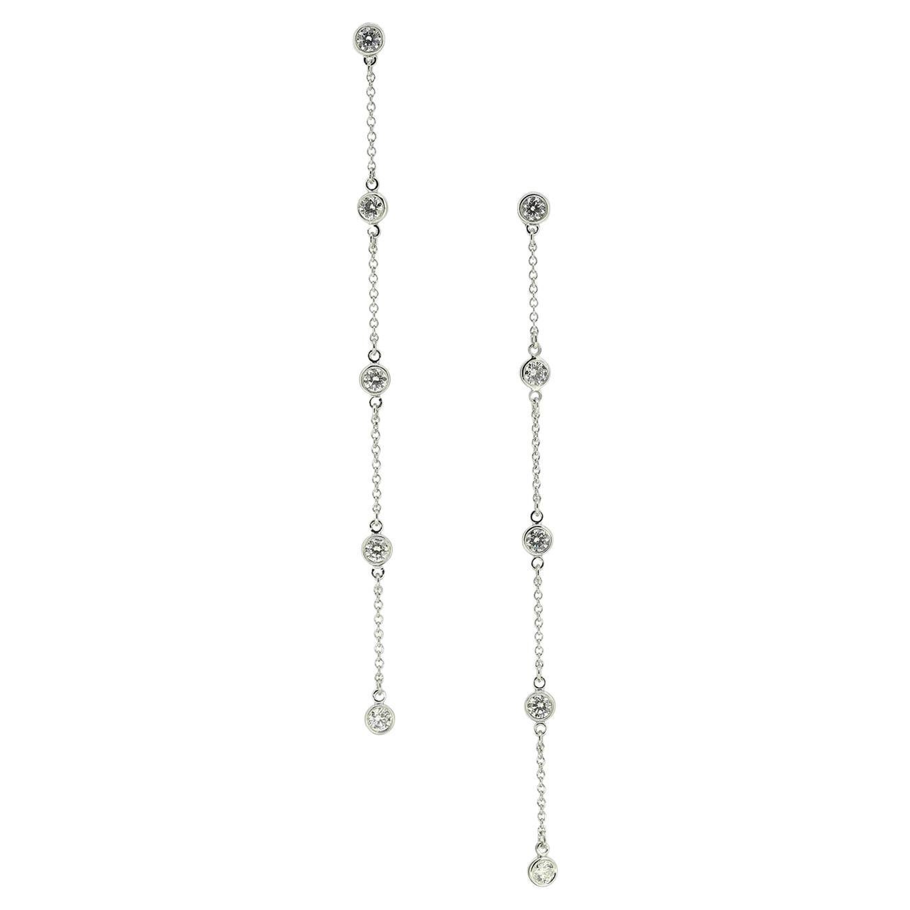 Tiffany 
Co. Diamonds By The Yard Drop Earrings For Sale
