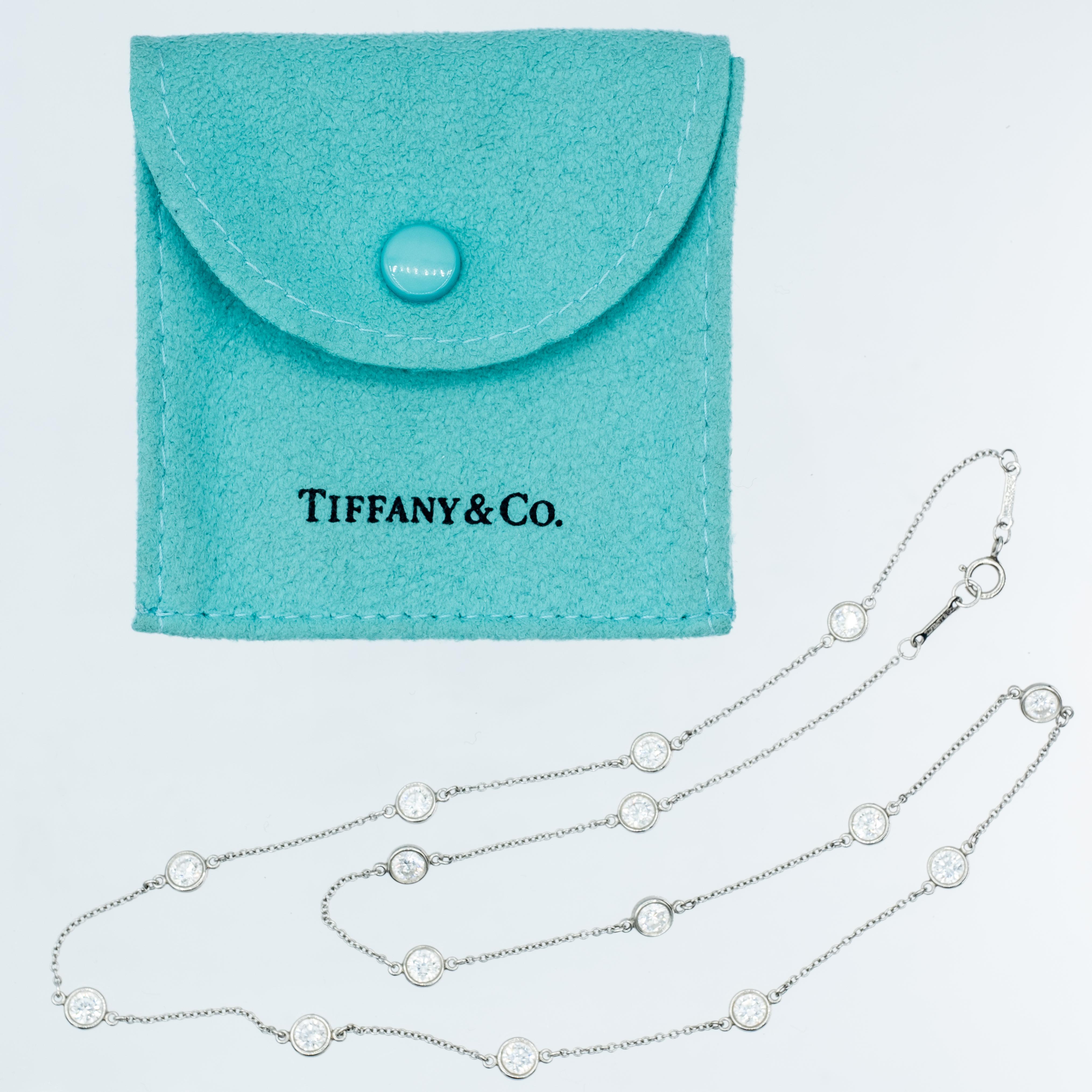 The Diamonds by the Yard necklace, a signature piece from Tiffany & Co., is not just jewelry; it's a narrative woven by the iconic Elsa Peretti. Every link in the platinum chain tells a story of Peretti's innovative spirit, punctuated by fifteen