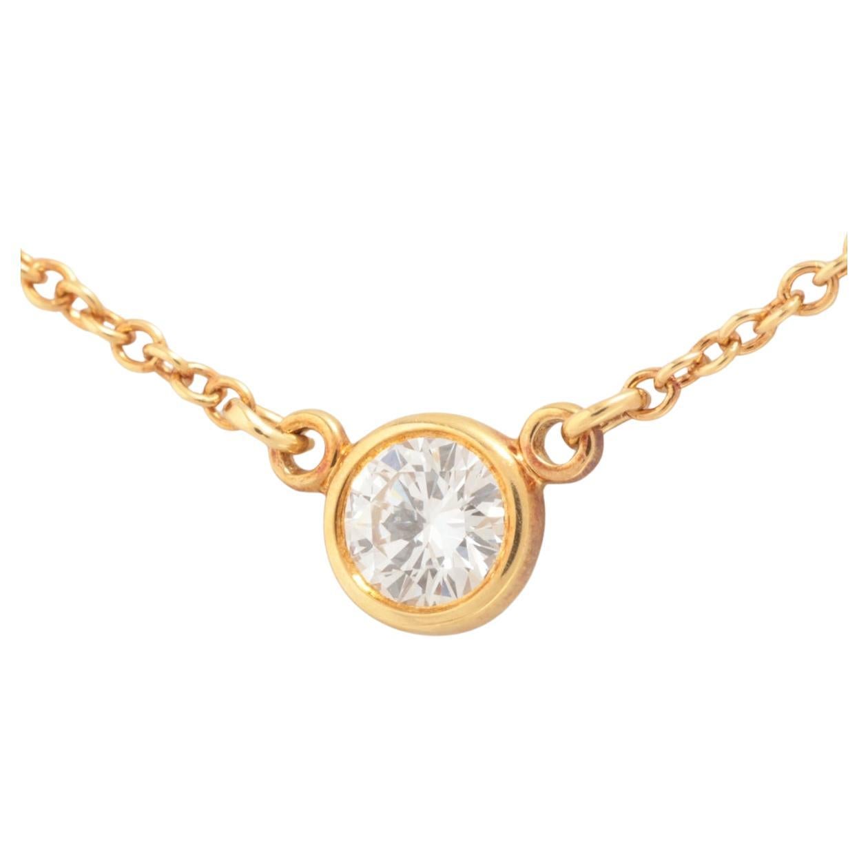 Tiffany & Co. Diamanten by the Yard Halskette Gold im Angebot