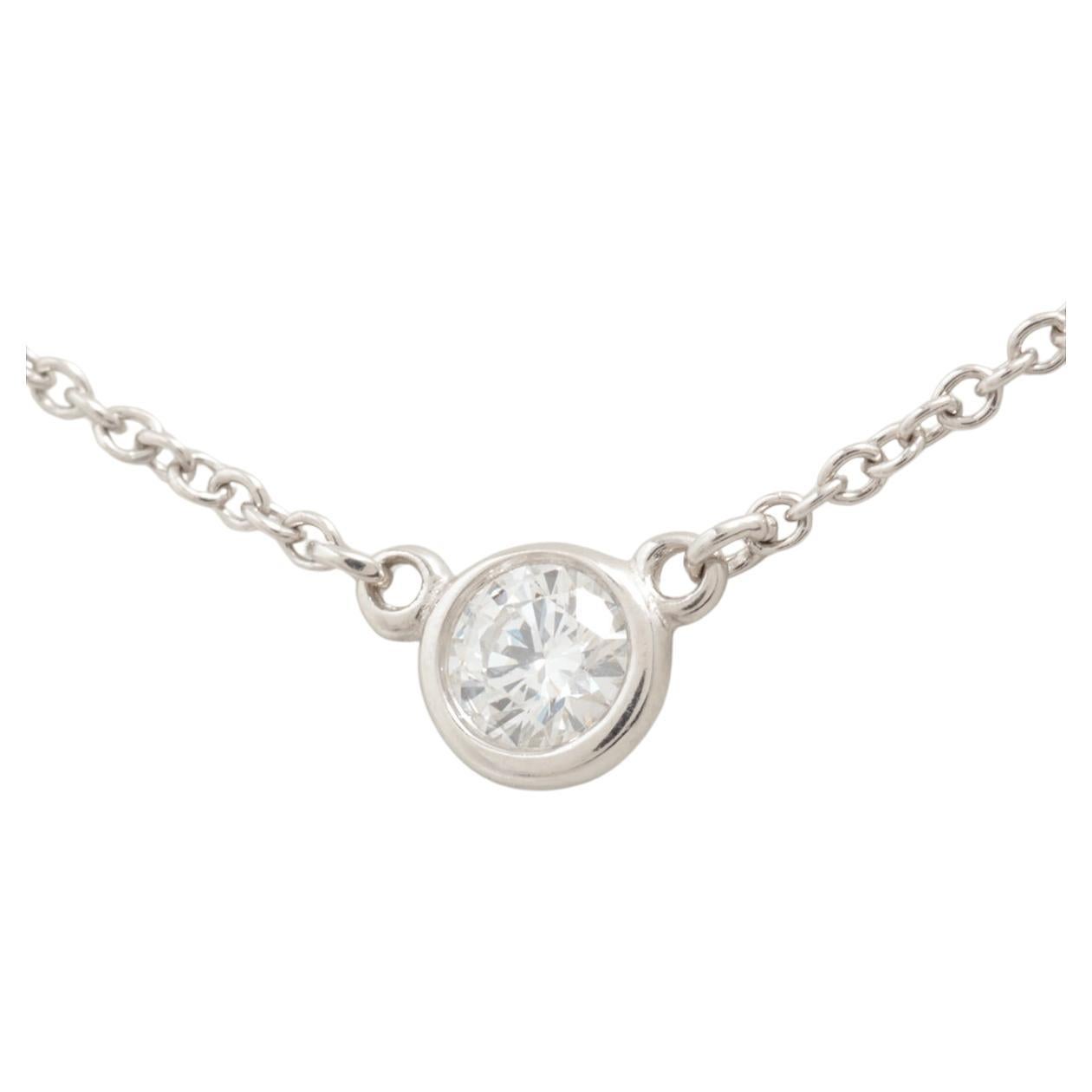 Tiffany & Co. Collier « Diamonds by the Yard » en platine en vente