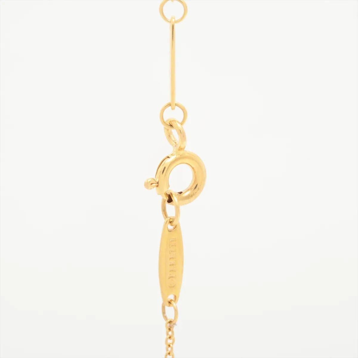 Tiffany & Co. Diamonds by the Yard Necklace Yellow Gold In Good Condition For Sale In Humacao, PR