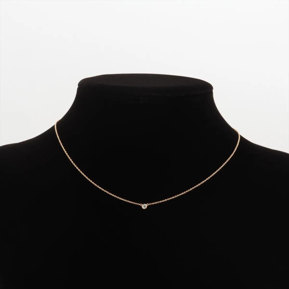 Tiffany & Co. Diamonds by the Yard Necklace Yellow Gold For Sale 1