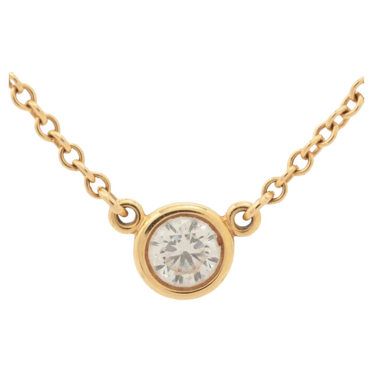Tiffany & Co. Diamonds by the Yard Halskette Gelbgold im Angebot