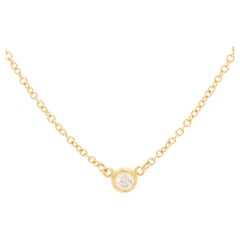 Tiffany & Co. Diamonds by the Yard Necklace Yellow Gold