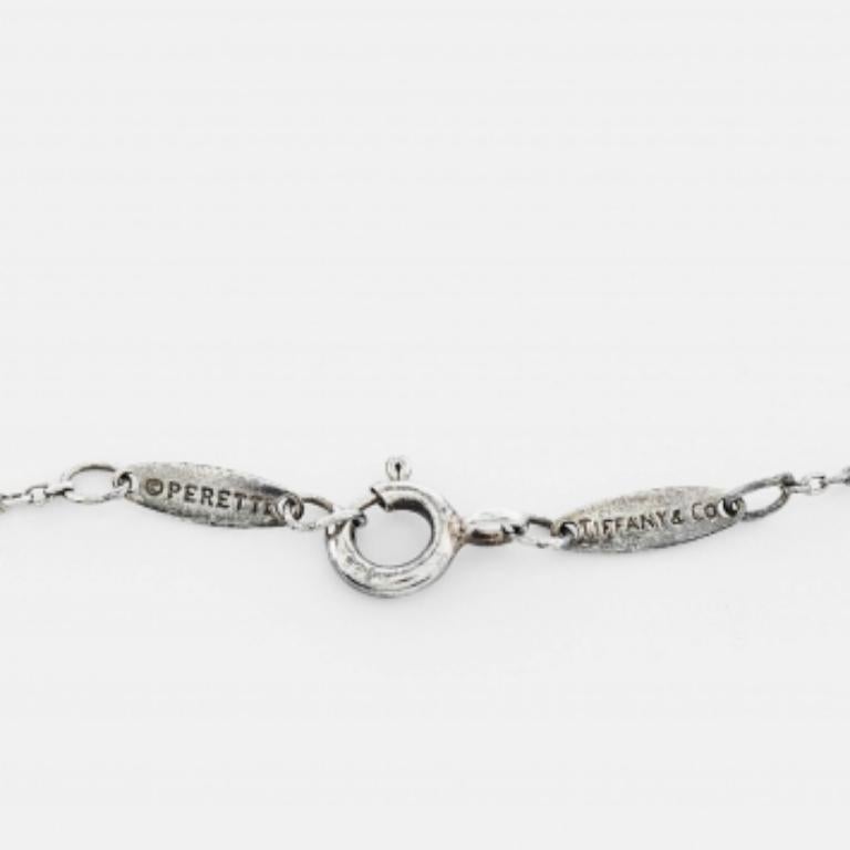 De las mujeres Tiffany & Co. Pulsera Estación Diamantes de Plata 925 en venta