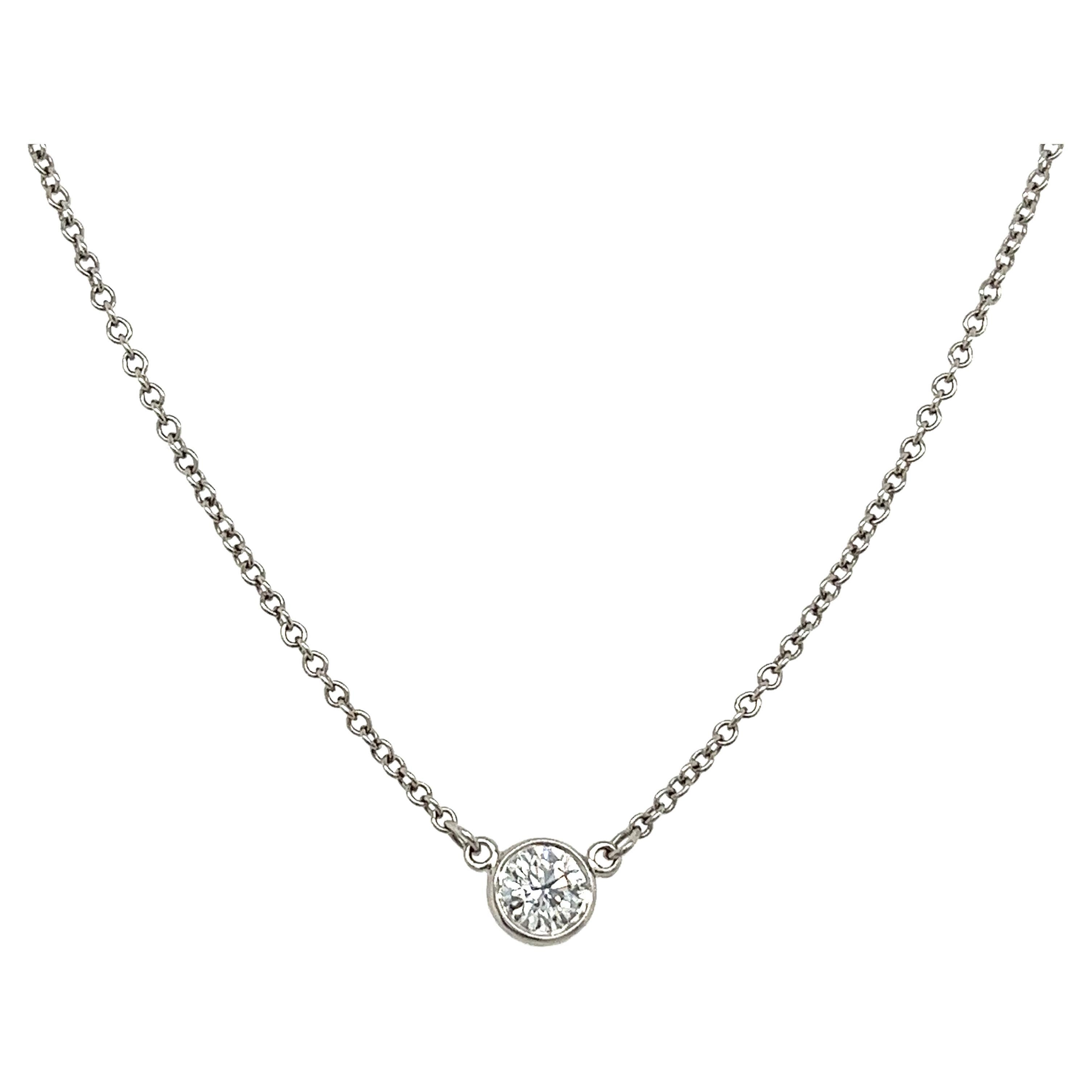 Tiffany & Co Diamonds by the Yard Single Diamond Pendant, 0.25ct