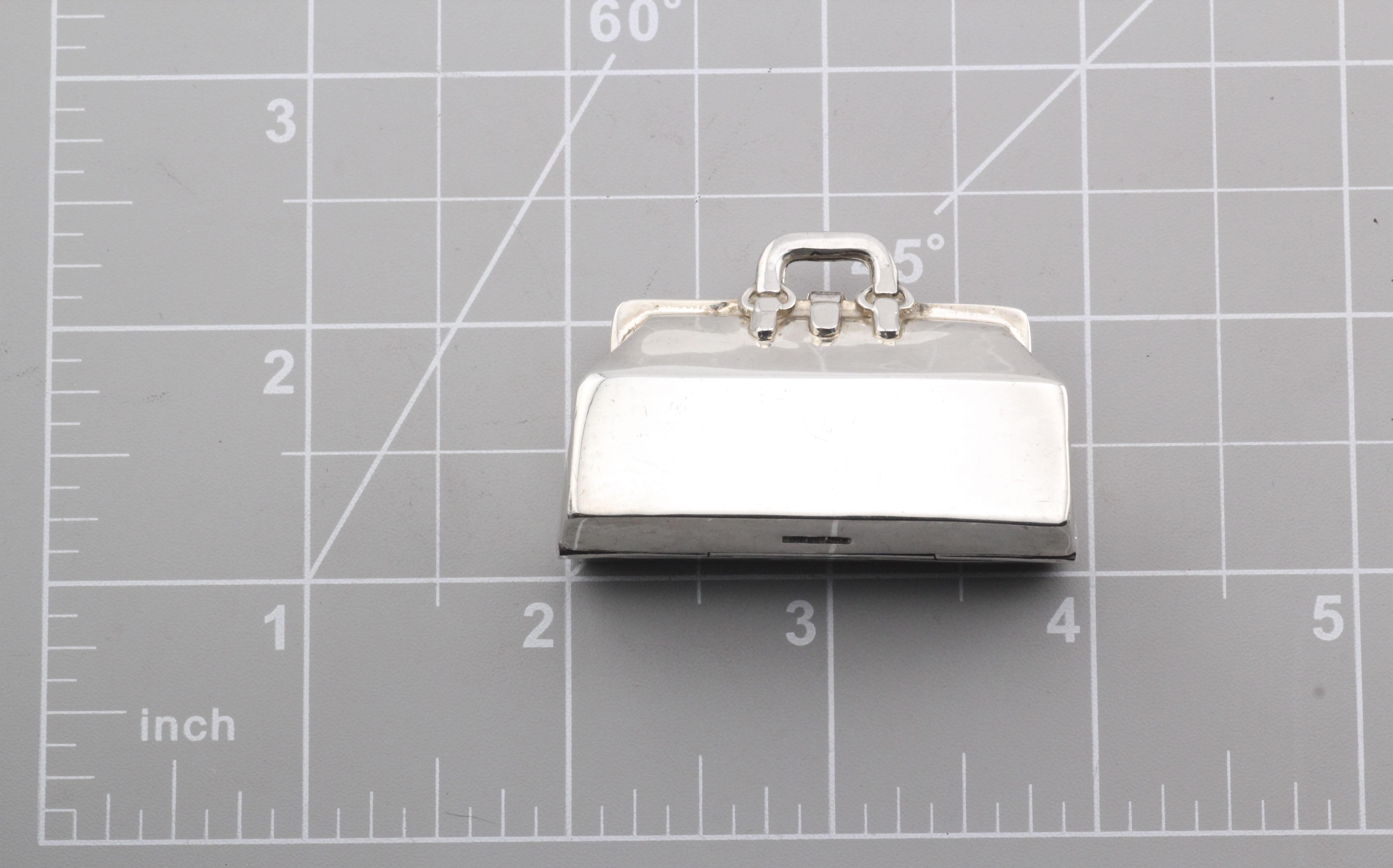 Tiffany & Co. Doctor Bag Sterling Silver Pill Box 7