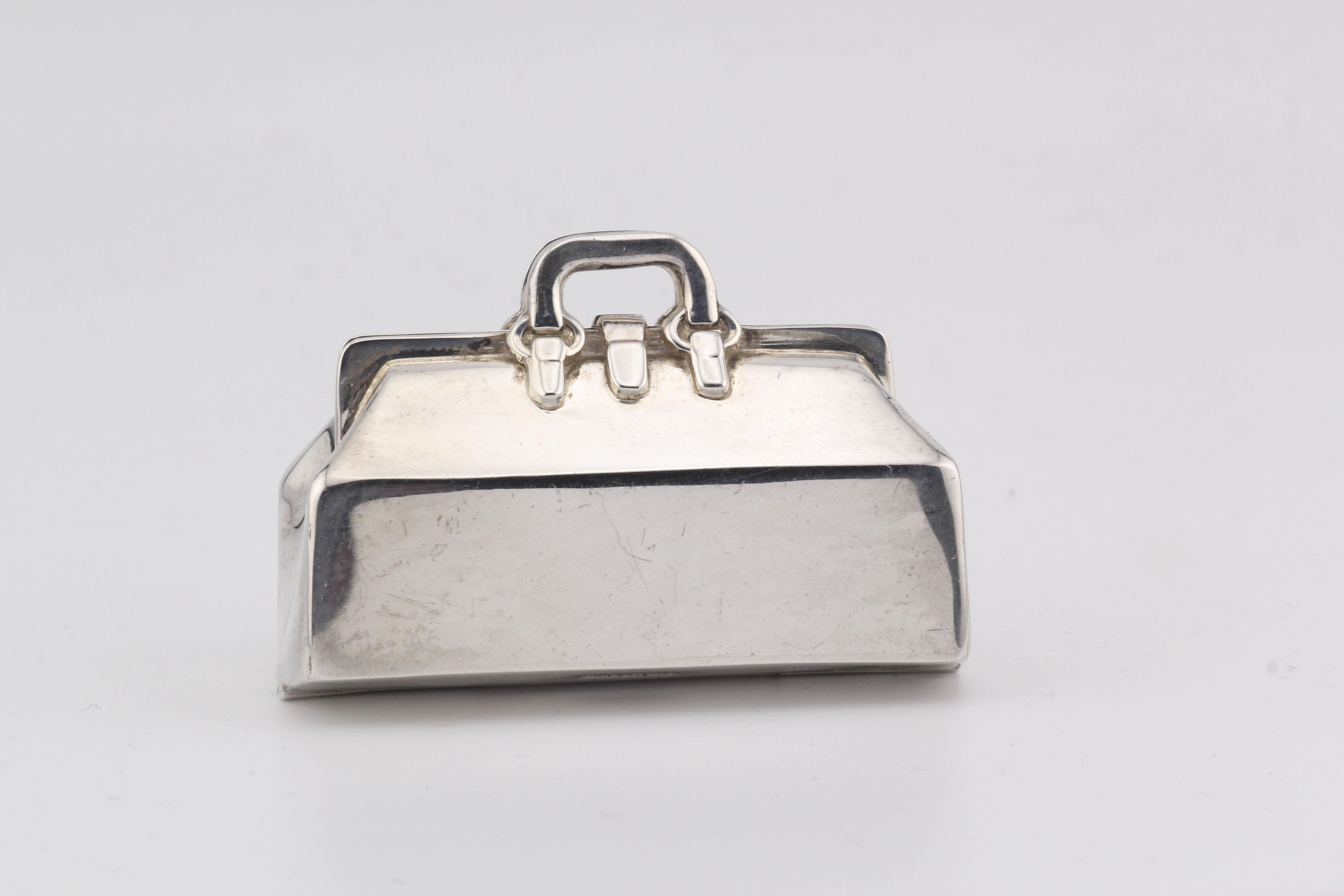 Tiffany & Co. Doctor Bag Sterling Silver Pill Box 1