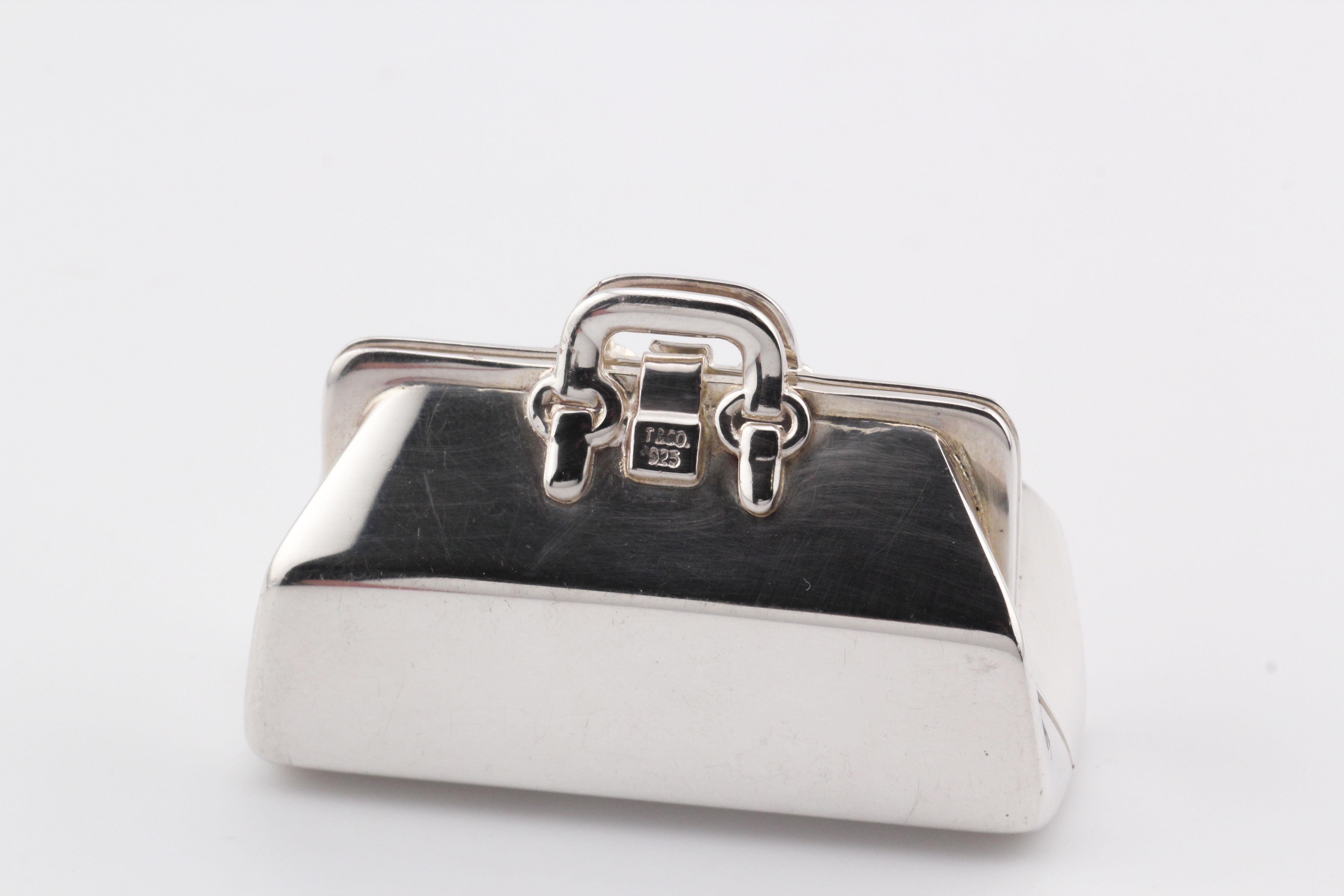 Tiffany & Co. Doctor Bag Sterling Silver Pill Box 2