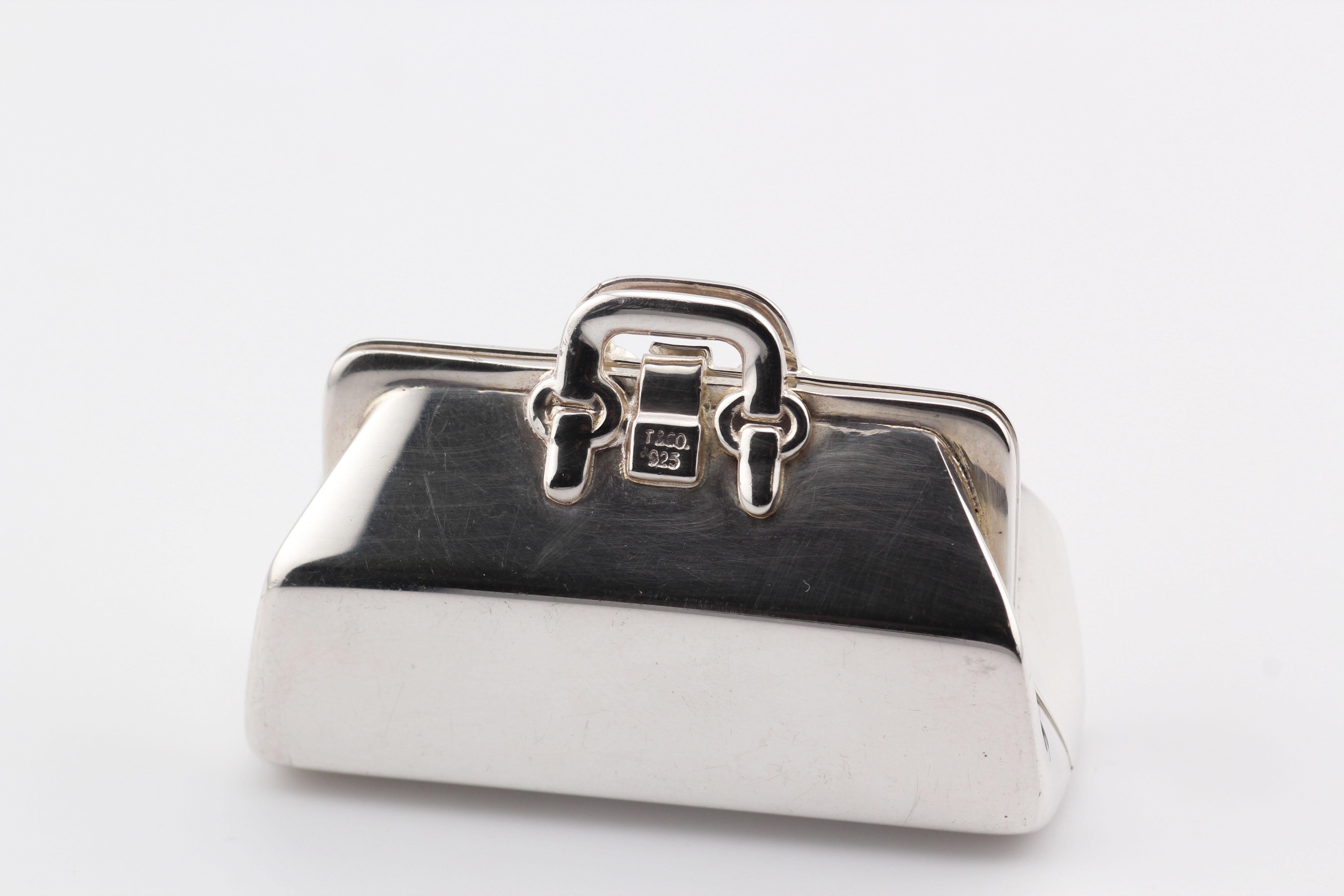 Tiffany & Co. Doctor Bag Sterling Silver Pill Box 4