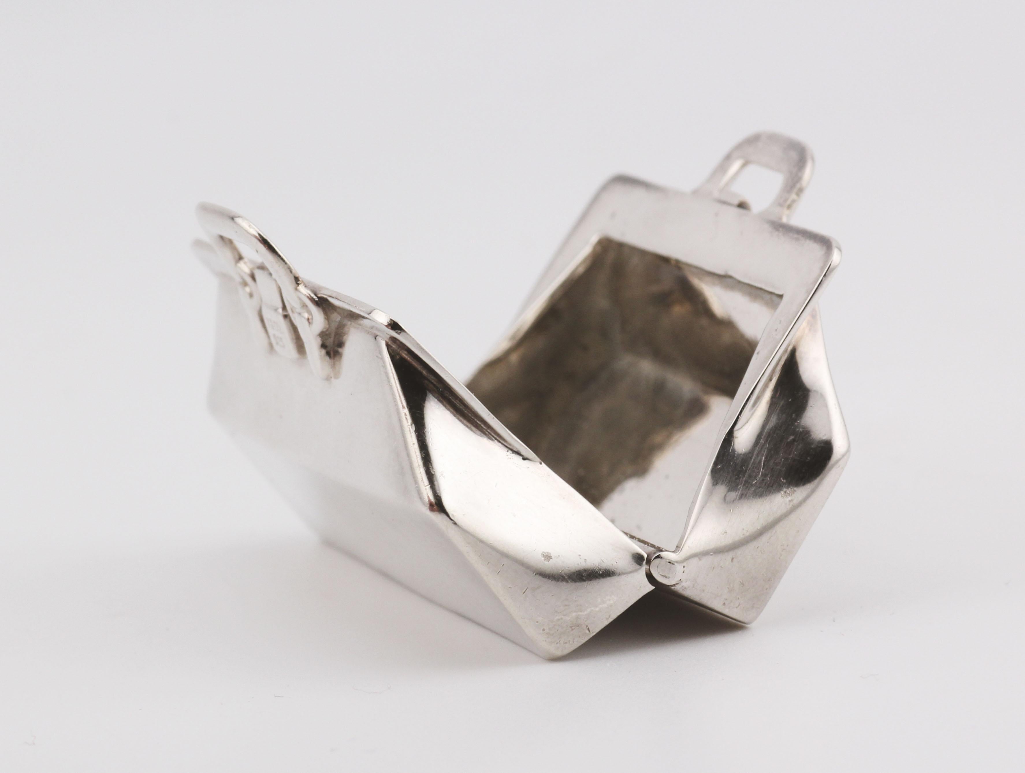 Tiffany & Co. Doctor Bag Sterling Silver Pill Box 4