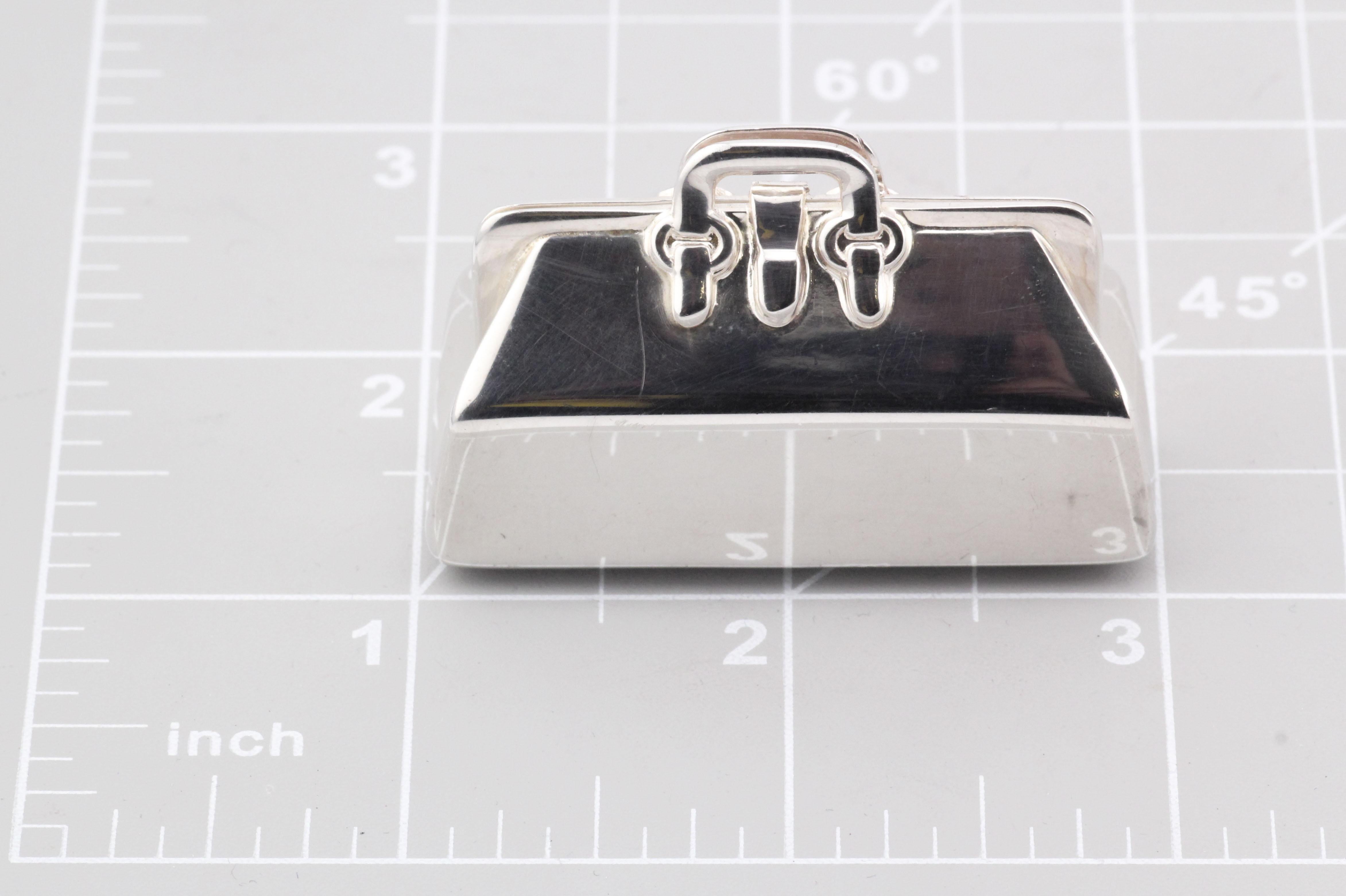 Tiffany & Co. Doctor Bag Sterling Silver Pill Box 5
