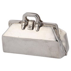 Tiffany & Co. Doctor Bag Sterling Silver Pill Box