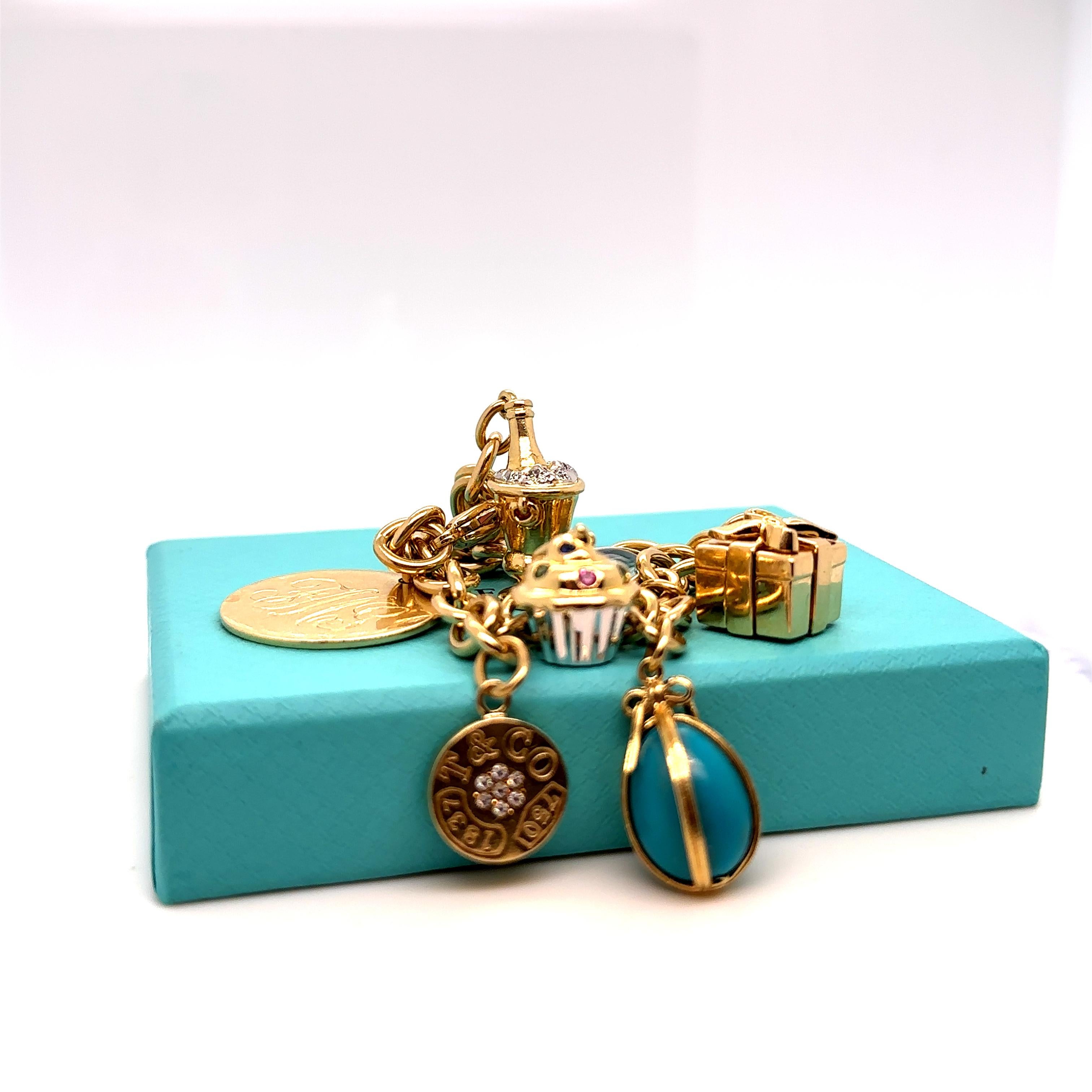 Tiffany & Co Dog Chain link Bracelet 7