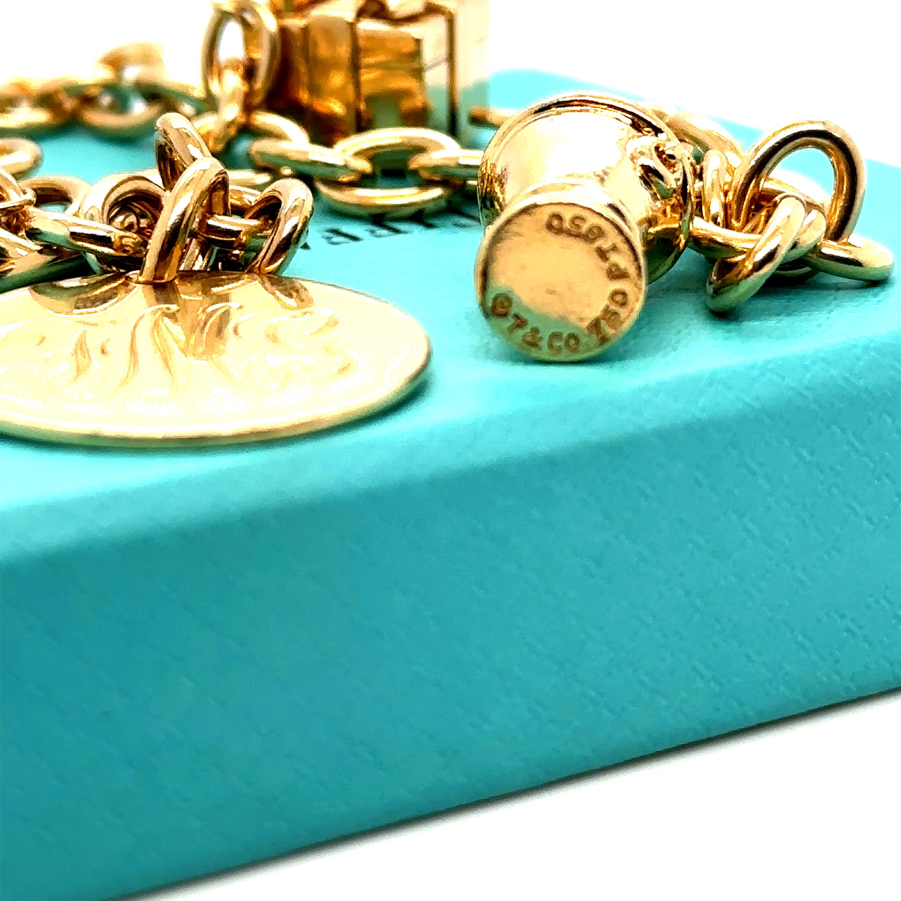 Women's Tiffany & Co Dog Chain link Bracelet