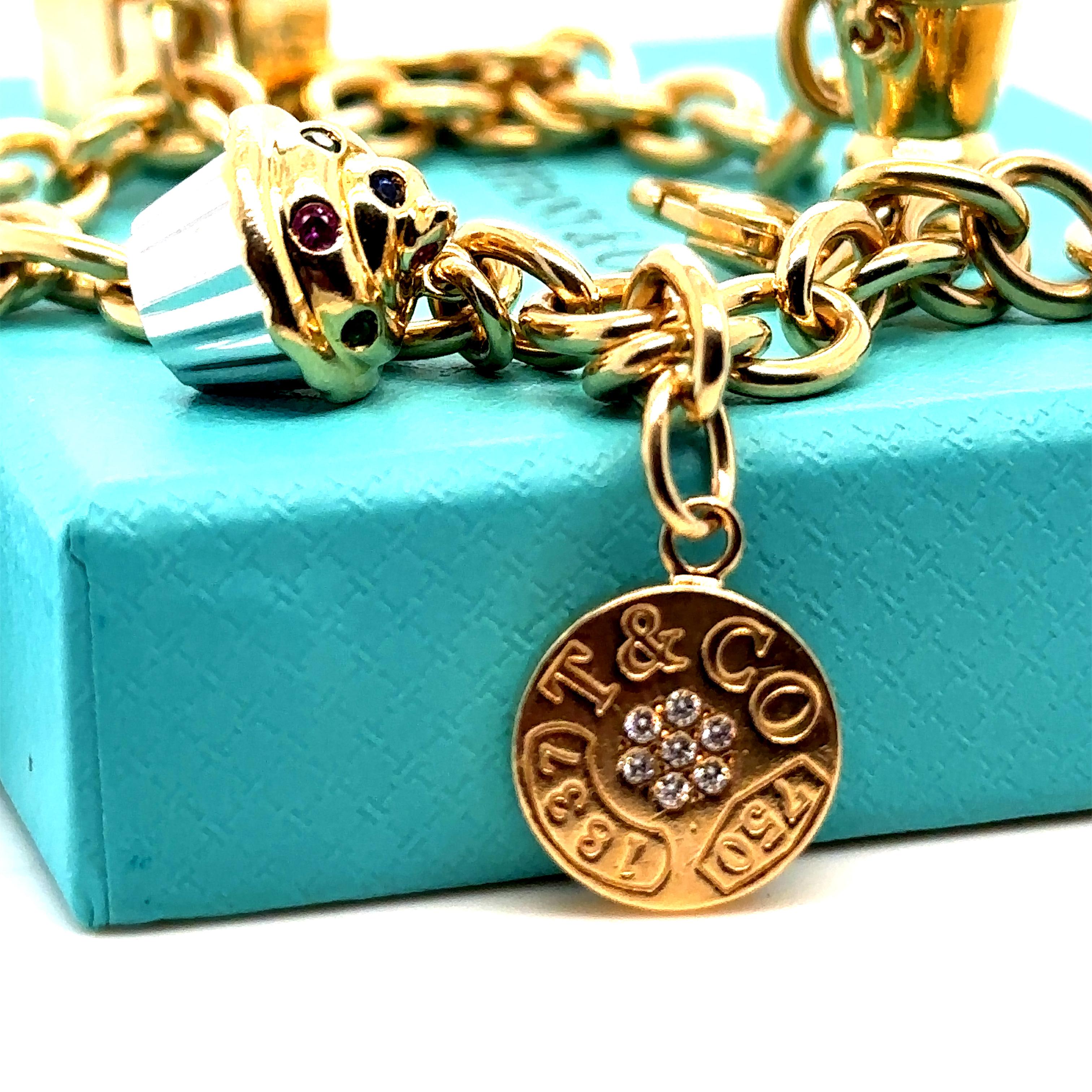 Tiffany & Co Dog Chain link Bracelet 1