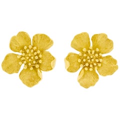 Vintage Tiffany & Co. Dogwood Earrings