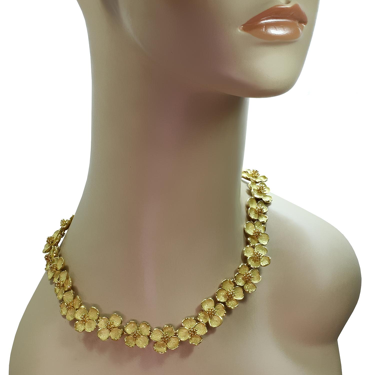 tiffany dogwood necklace