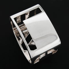 Tiffany & Co. Donald Claflin Sterling Silver Wide LOVE Slip-On Bangle Bracelet