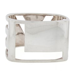 Tiffany & Co. Pulsera brazalete ancha LOVE de plata de ley Donald Claflin