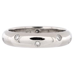 Tiffany & Co. Dots Band Ring Platinum with Diamonds