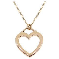 Used Tiffany & Co. Double Heart Necklace