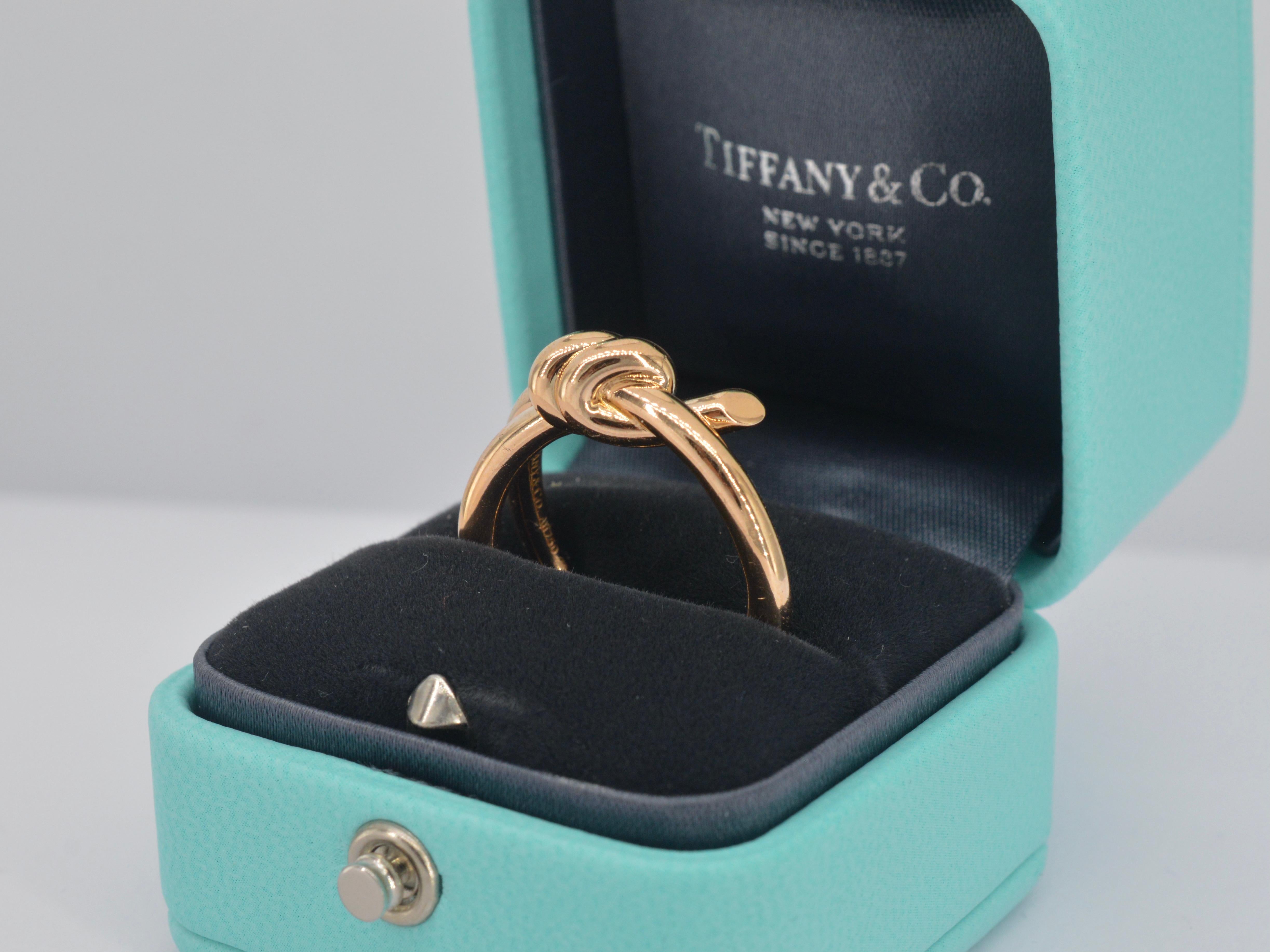 tiffany double knot ring