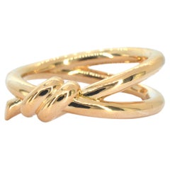 Tiffany & Co Double Knot Rose Golden Ring