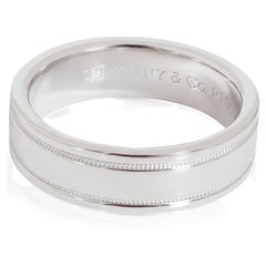 Tiffany & Co. Doppio nastro da uomo in platino con lavorazione a filigrana