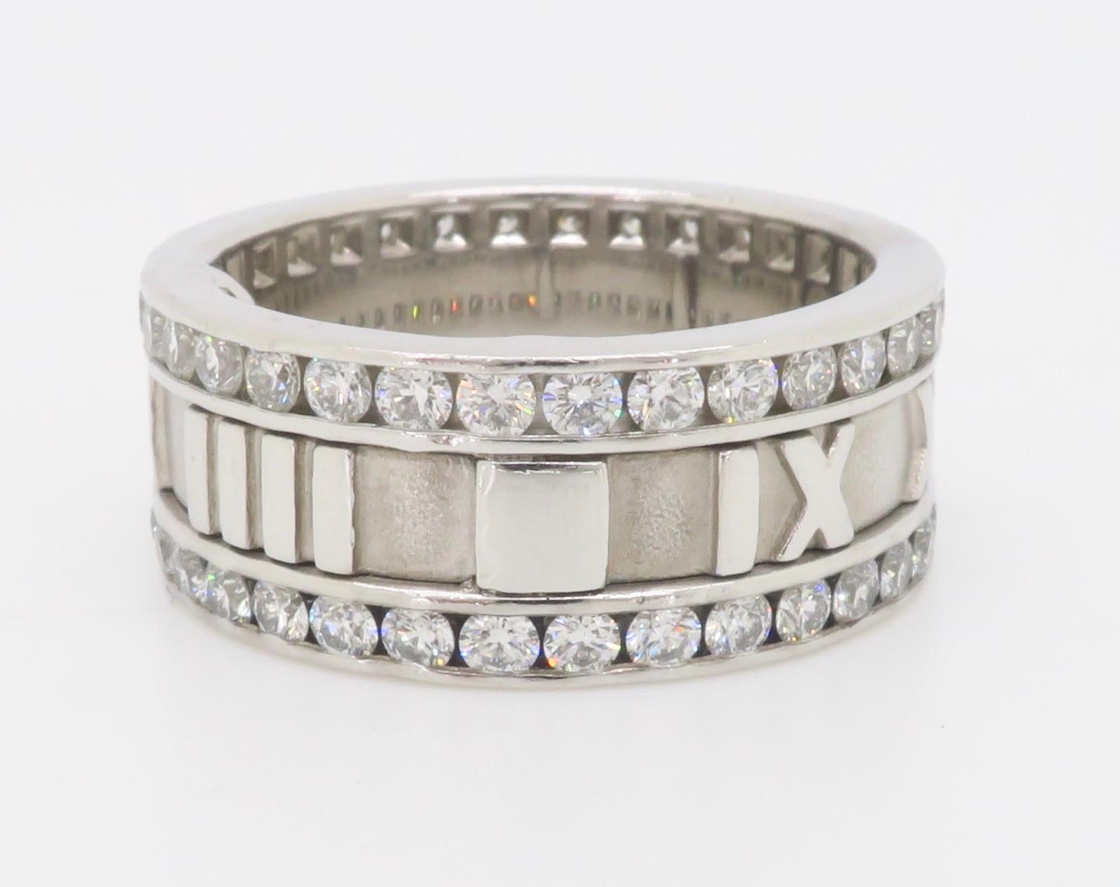 Tiffany & Co. Double Row Diamond Atlas Eternity Band 5