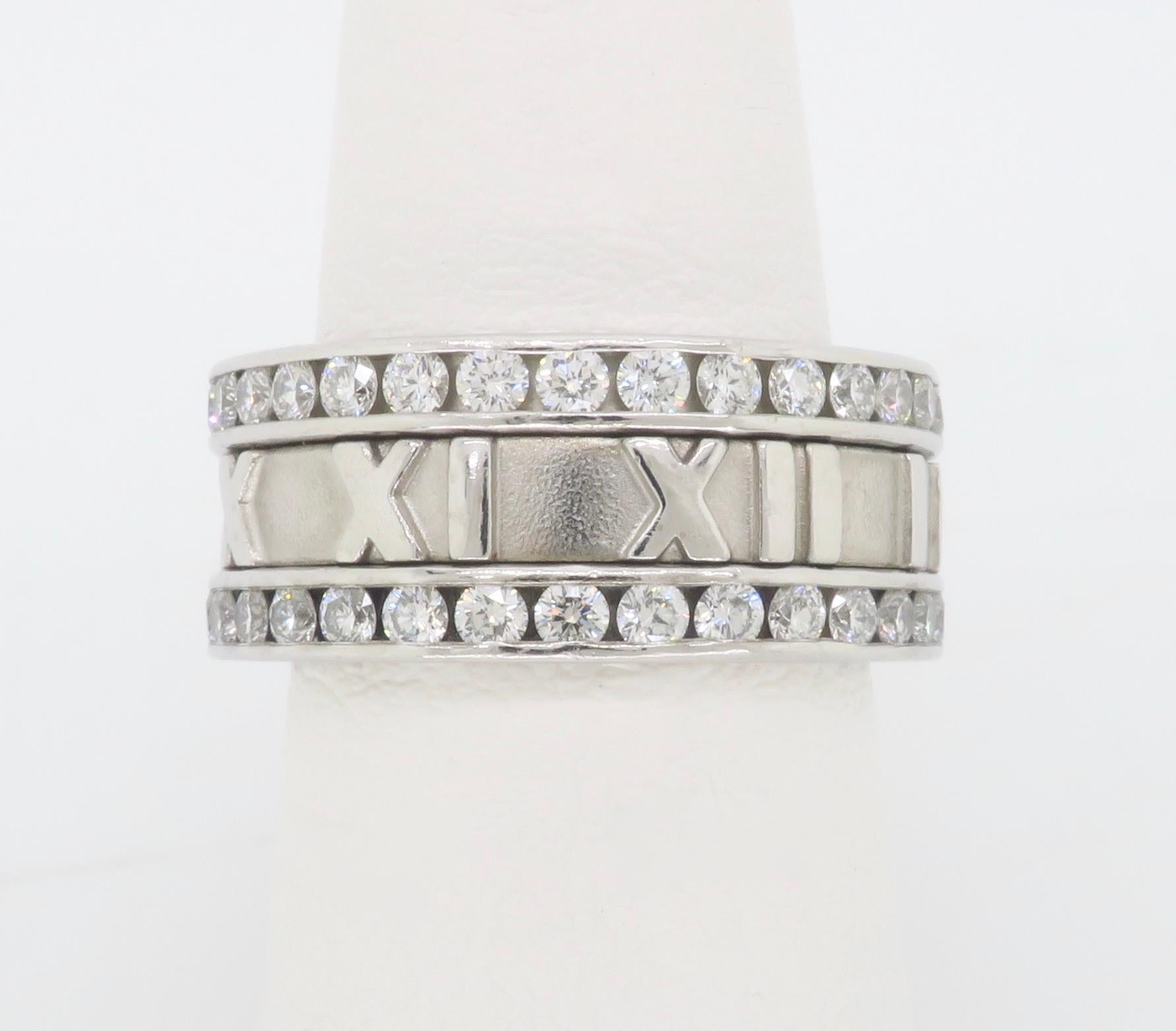 Tiffany & Co. Double Row Diamond Atlas Eternity Band 1