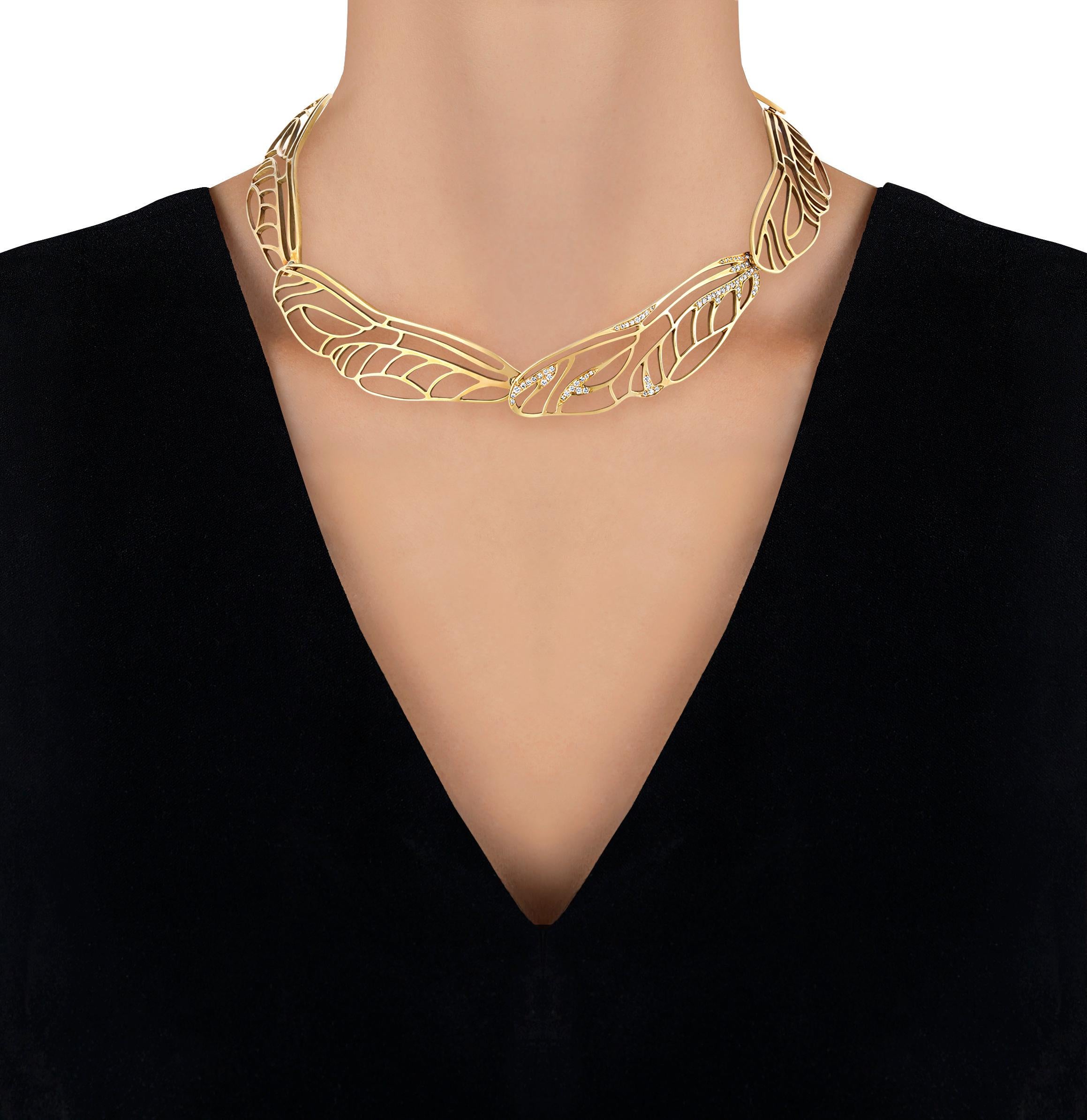 Round Cut Tiffany & Co. Dragonfly Necklace by Angela Cummings