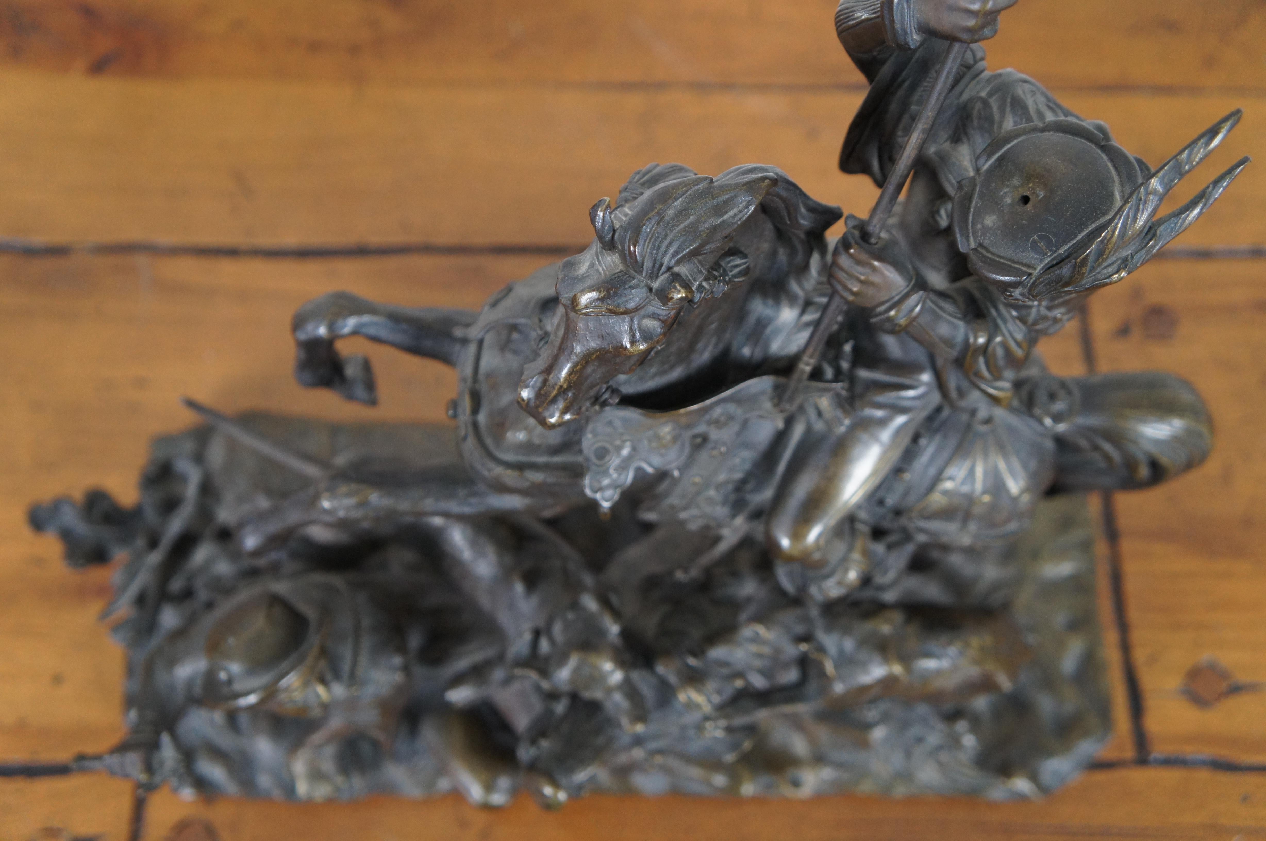 Tiffany & Co. Caccia alla Duchessa in Bronzo Luigi XI Quentin Durward Théodore Gechter 18