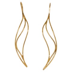 Tiffany & Co Earrings Designed by Elsa Peretti 18 Karat Dangle Earrings