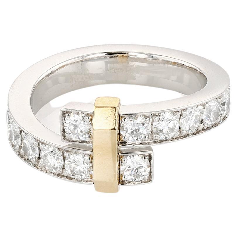 Tiffany & Co. Anillo Edge de Platino, Oro y Diamantes