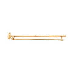 TIFFANY & CO. Edwardian 14K Pearl Golf Club Bar Pin
