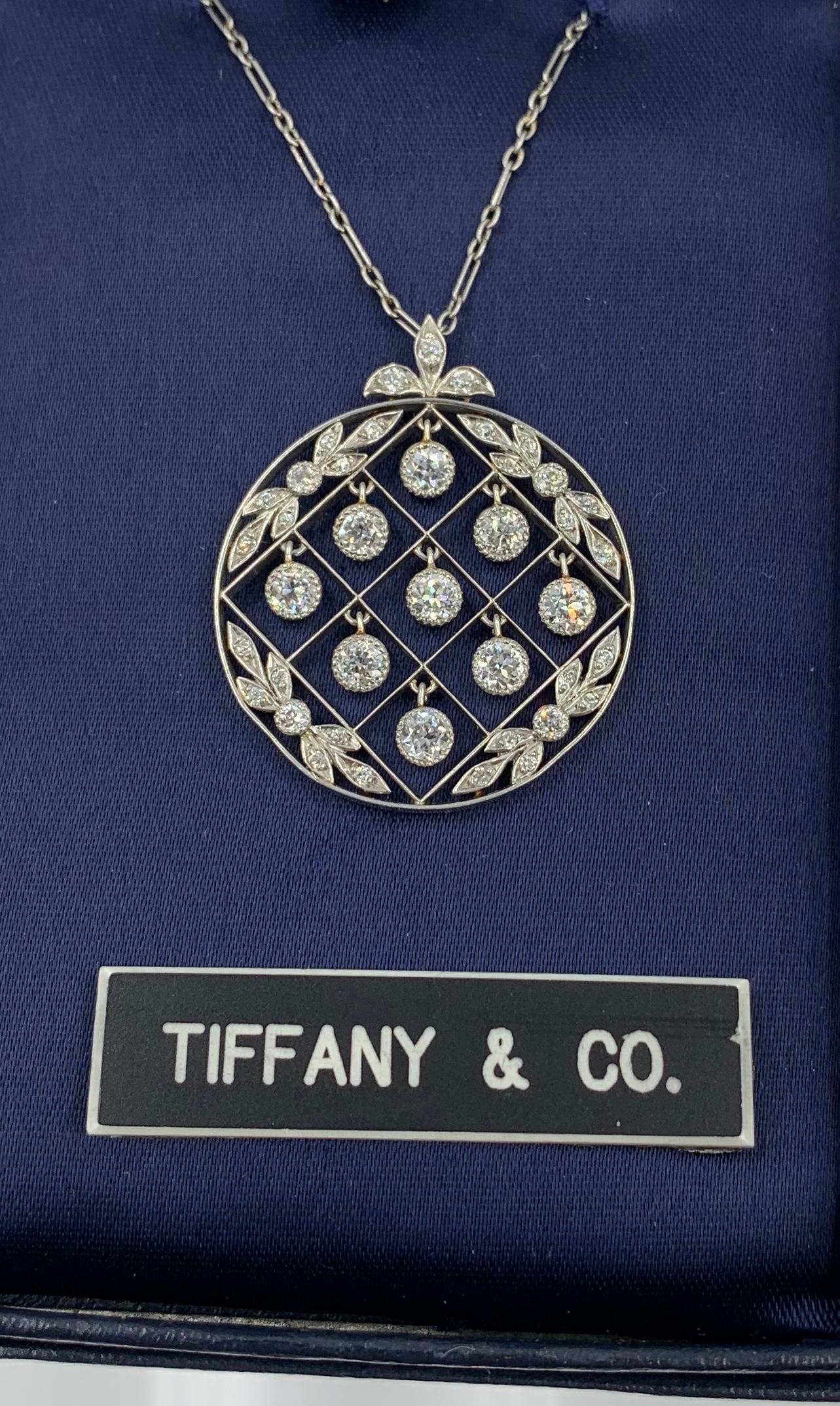 tiffany two carat pendant