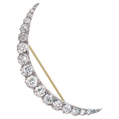 Tiffany & Co. Edwardian Diamond Crescent Brooch